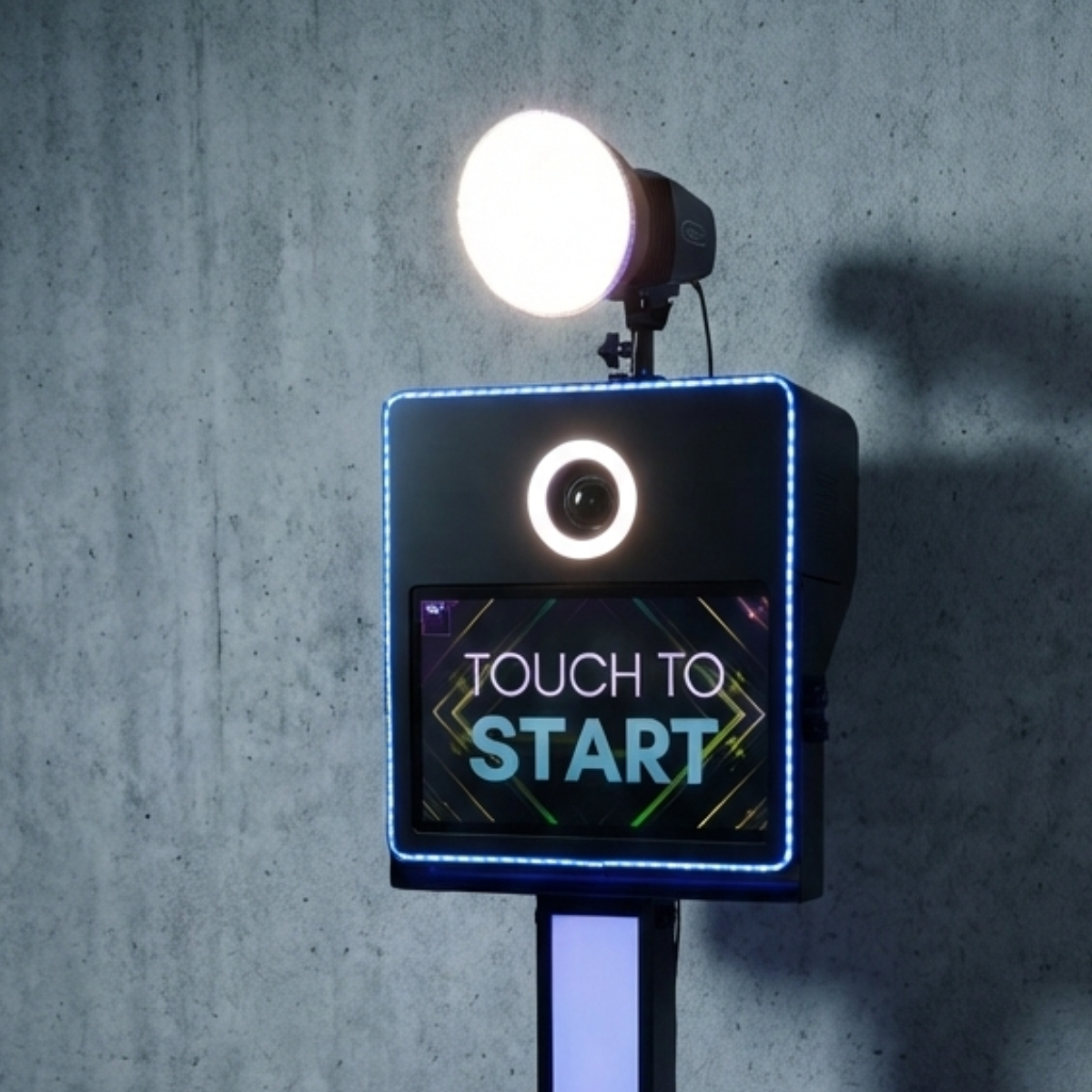 Photobooth con fotocamera e touchscreen