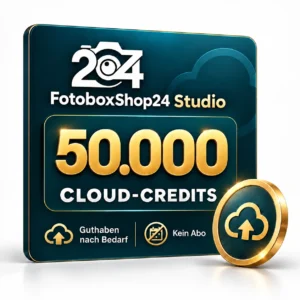 FotoboxShop24 Studio Paket mit 50.000 Cloud-Credits